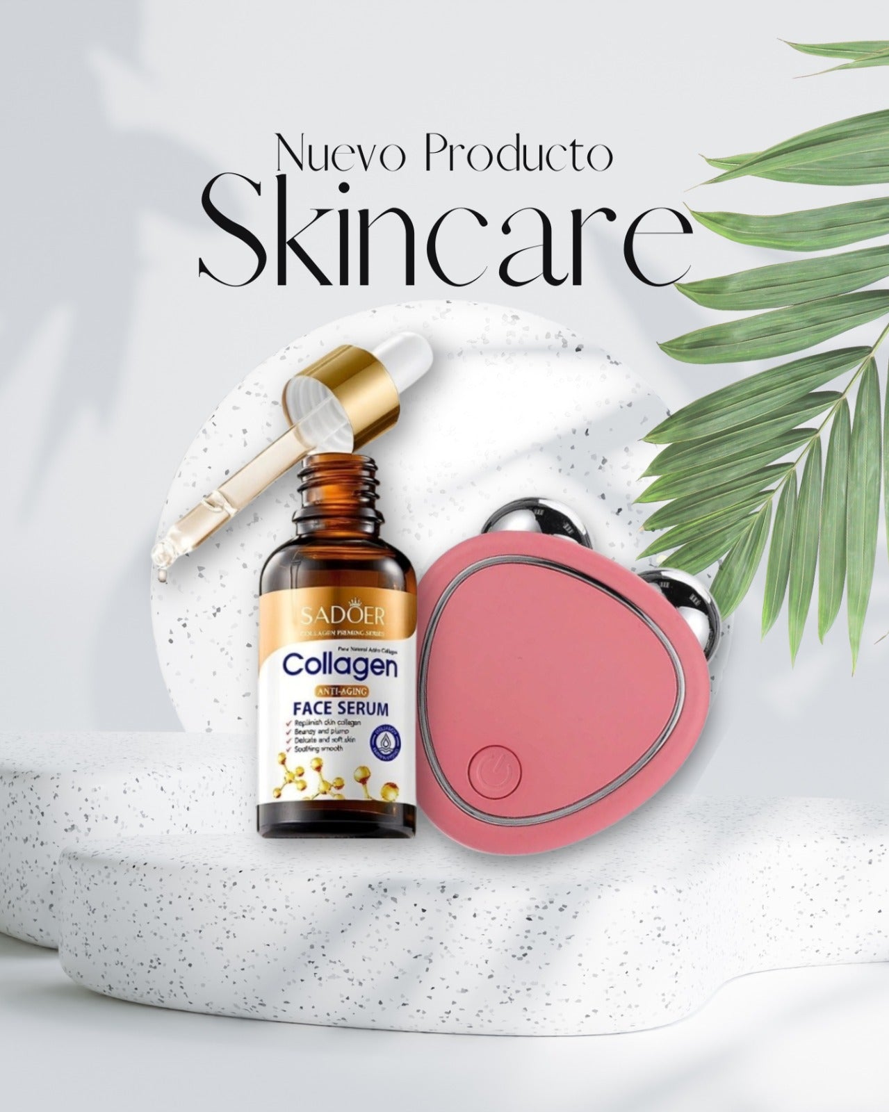 Estiramiento Facial Portatil + Colageno Reafirmante