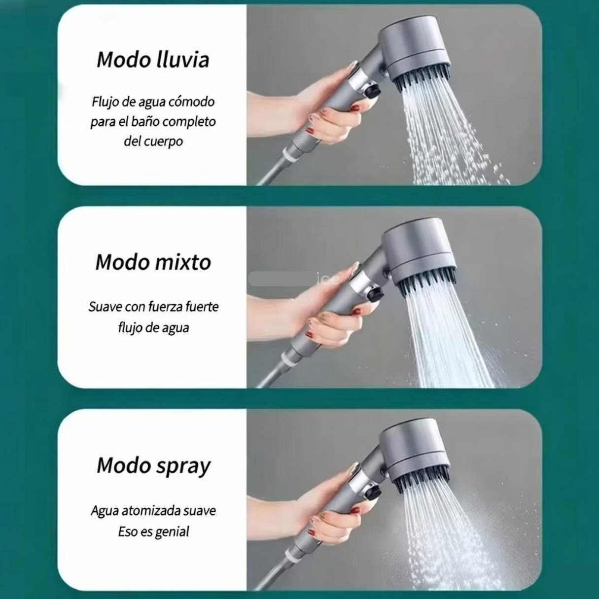 Regadera Ducha Masajeadora Baño