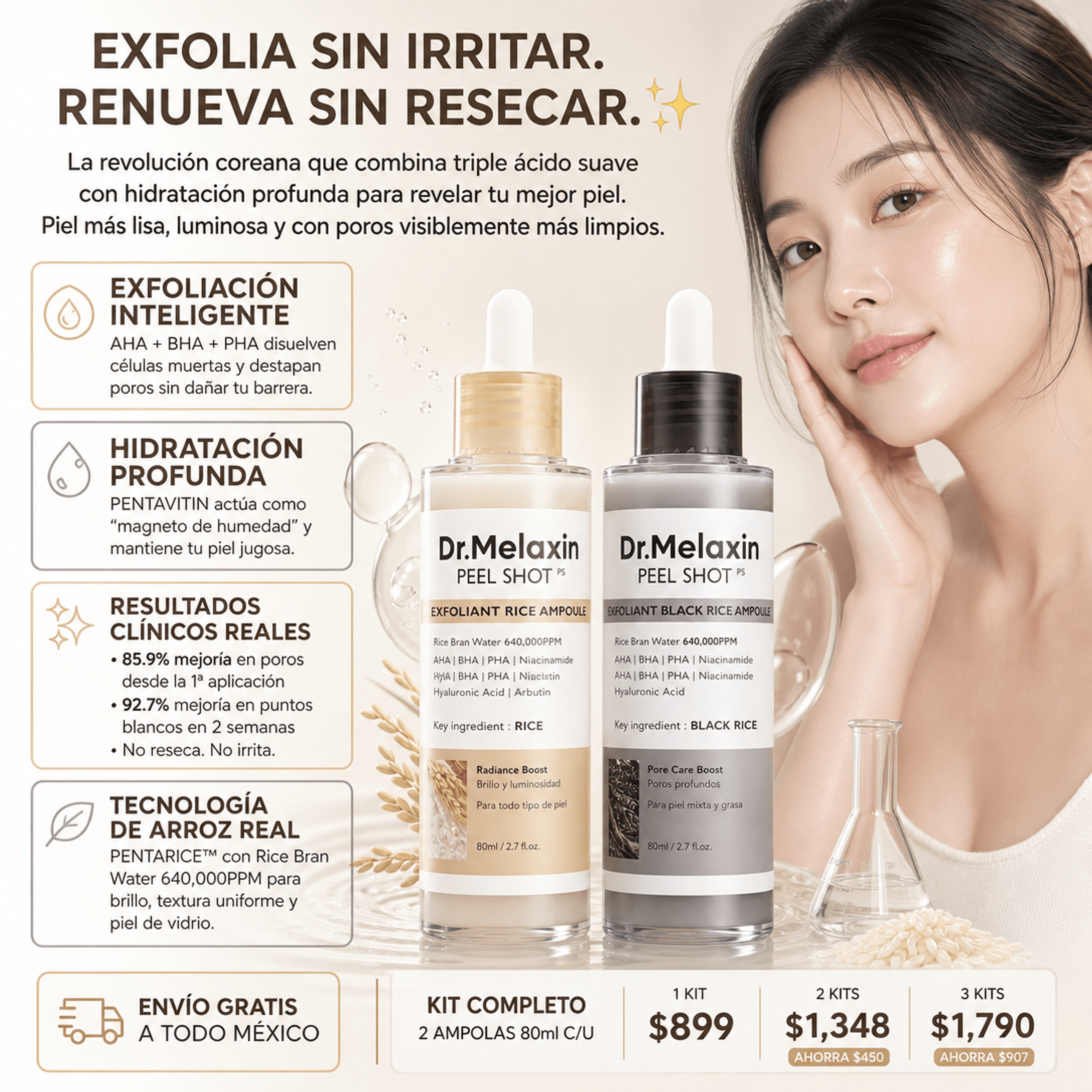 Kit Exfoliante Dr. Melaxin