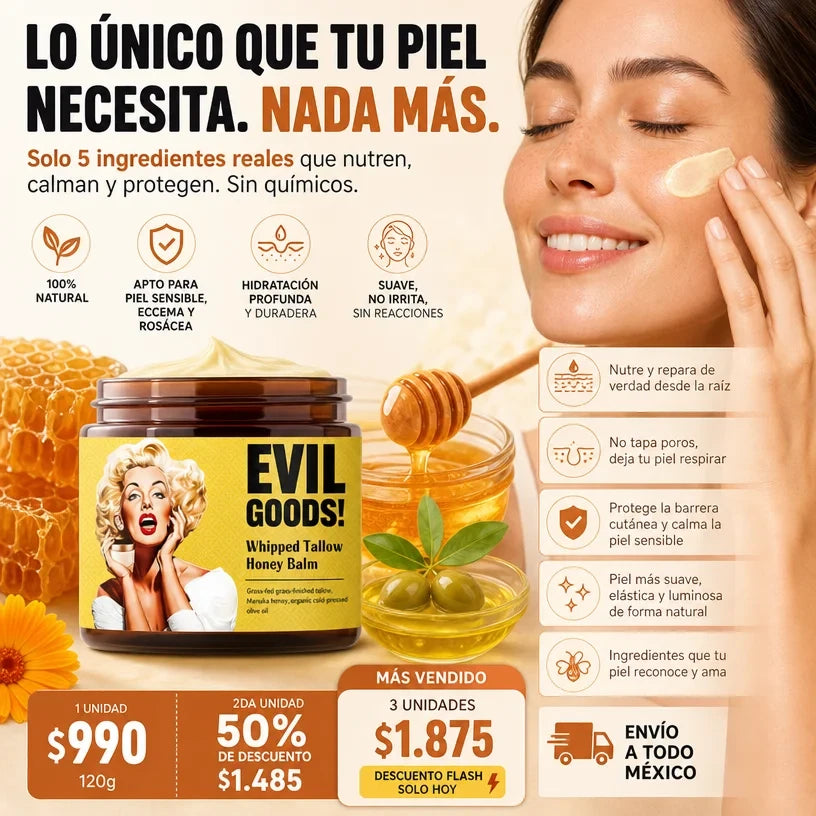 Crema Hidratante Evil Goods Manteca