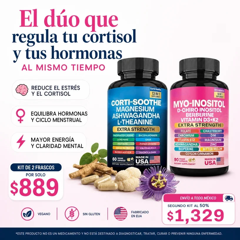 Kit Inositol & Cortisol Paquete 2 pcs