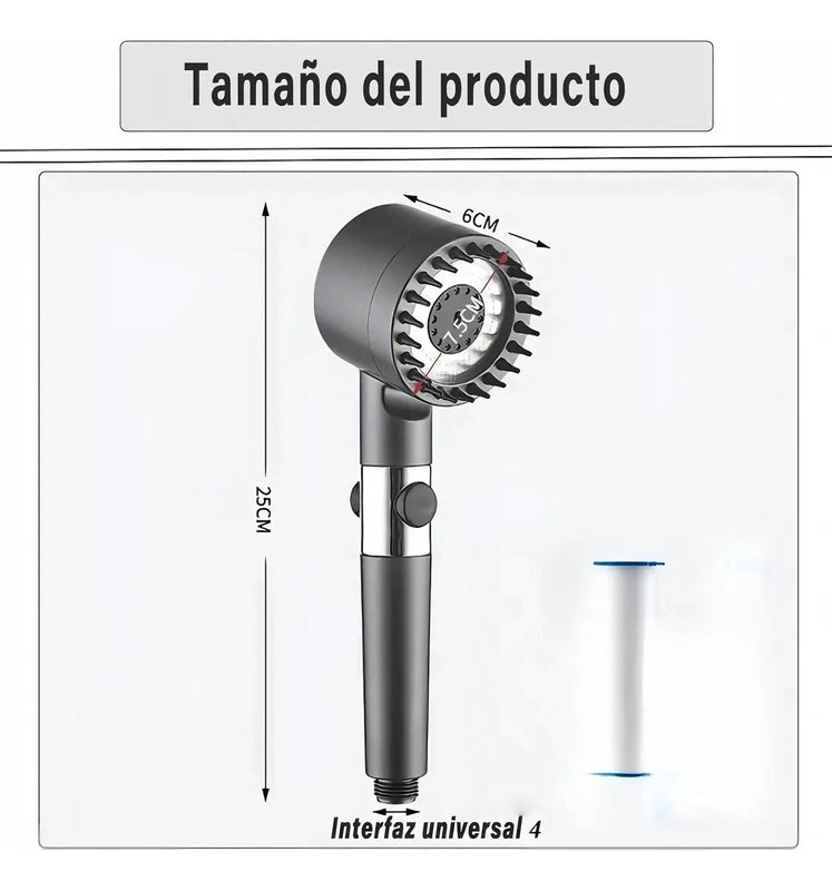 Regadera Ducha Masajeadora Baño