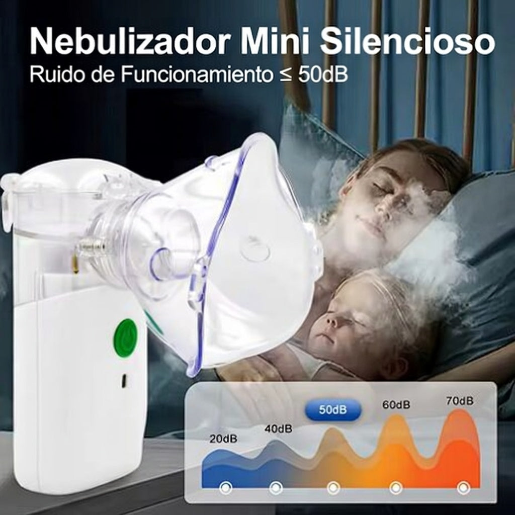 NEBULIZADOR PORTATIL: Alivio inmediato y calma familiar