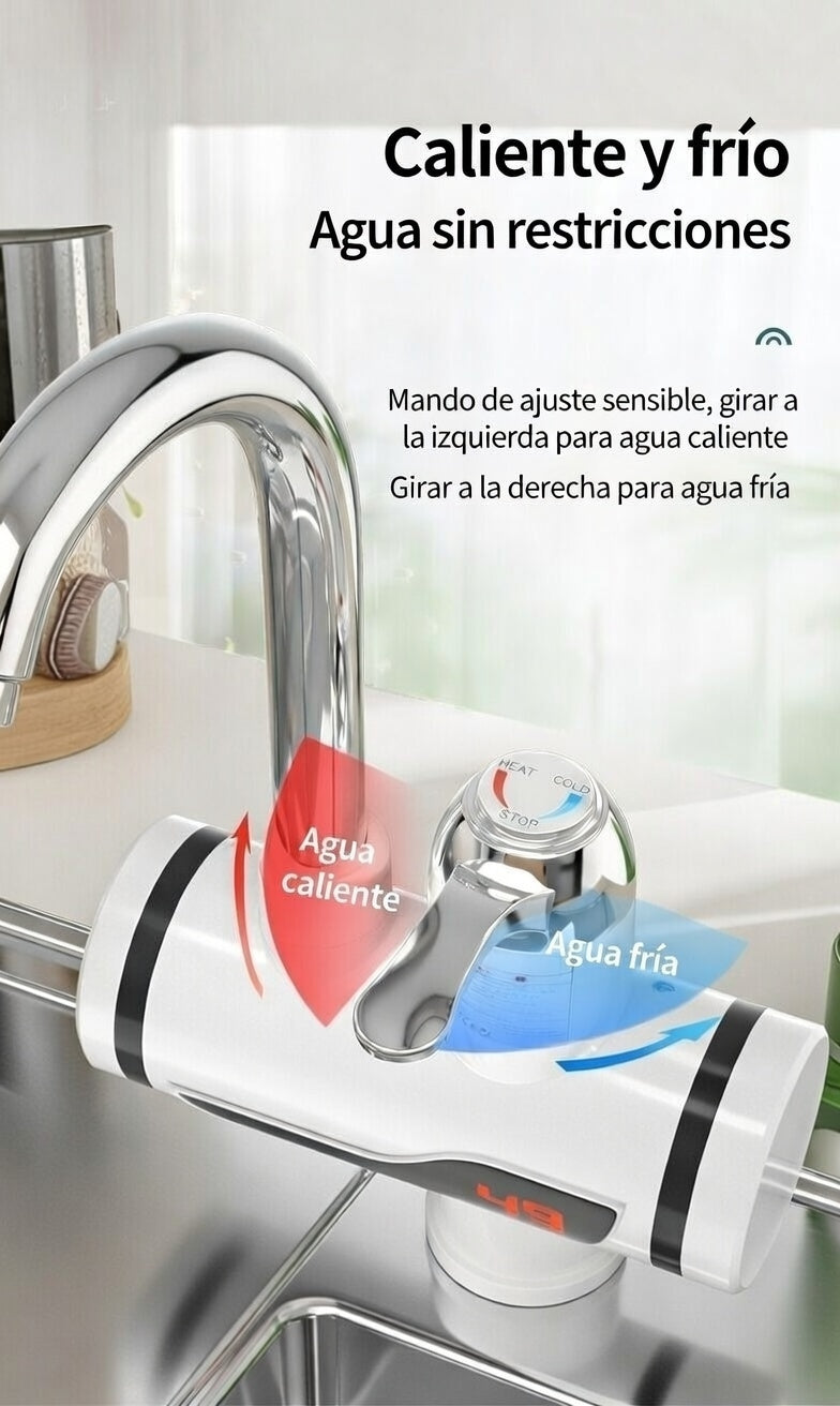 Grifo Calentador Agua: Agua Caliente al Instante