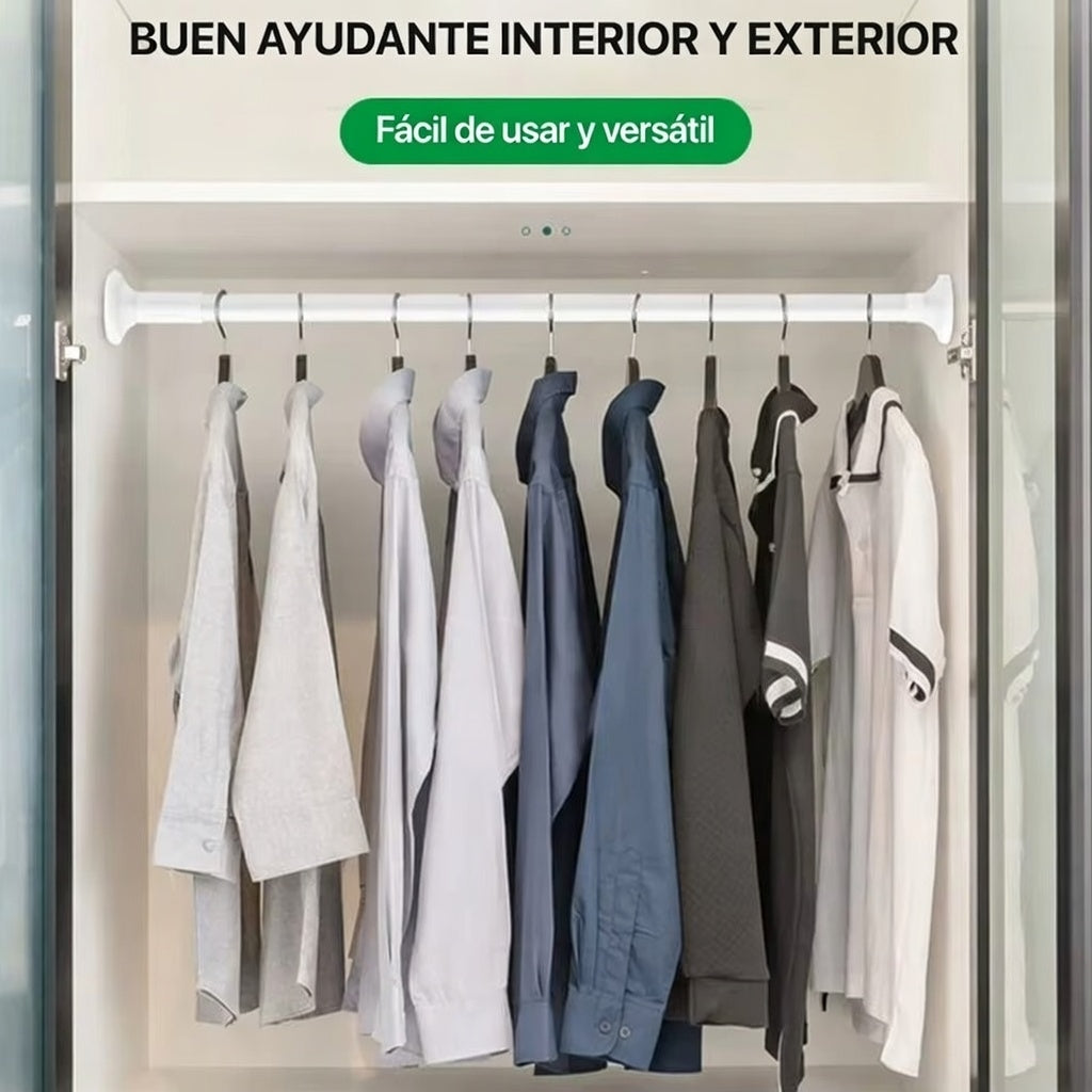 2X 1 Barra Multipropósito: Duplica tu espacio, sin herramientas, al instante!