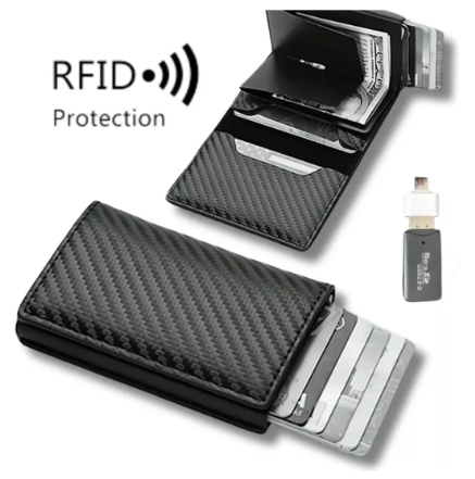 Cartera Aluminio Proteccion RFID