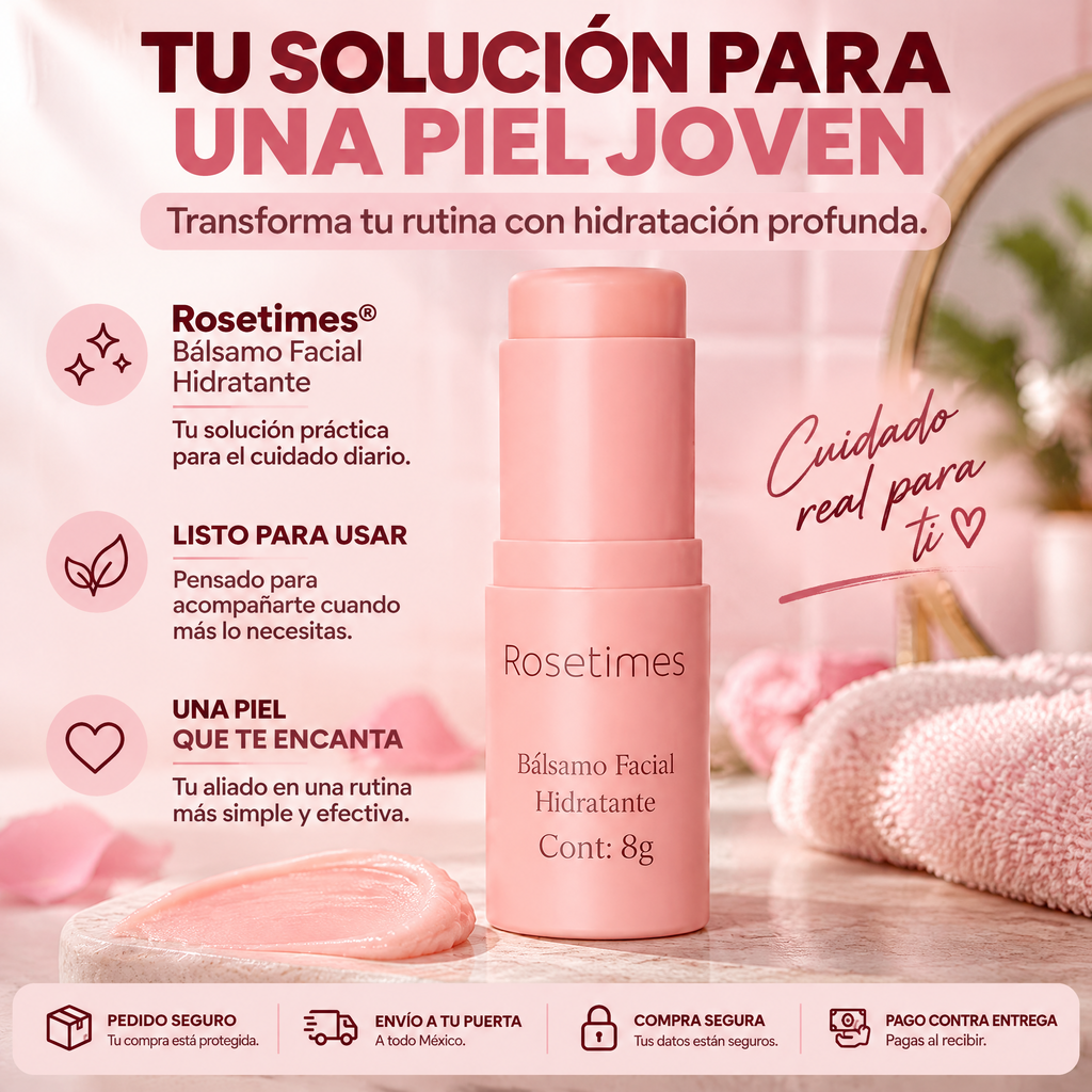 Rosetimes® Bálsamo Hidratante Suave 8g